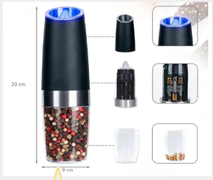 Miniatura 3 de TRITURADOR DE SAL Y PIMIENTA CON LUZ